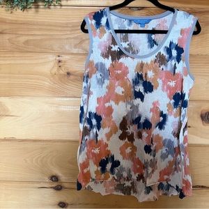 Colorful floral tank